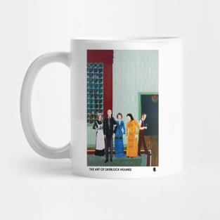 Art Of Sherlock Teal Mug